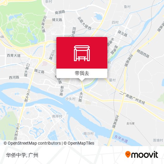 华侨中学地图