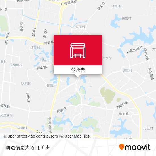 唐边信息大道口地图