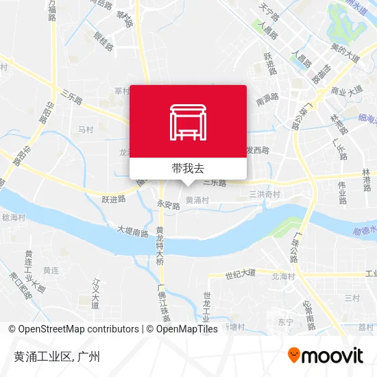 黄涌工业区地图