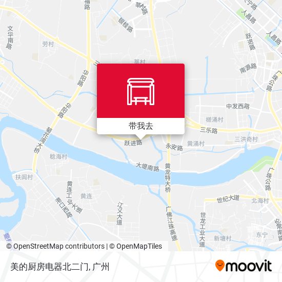 美的厨房电器北二门地图
