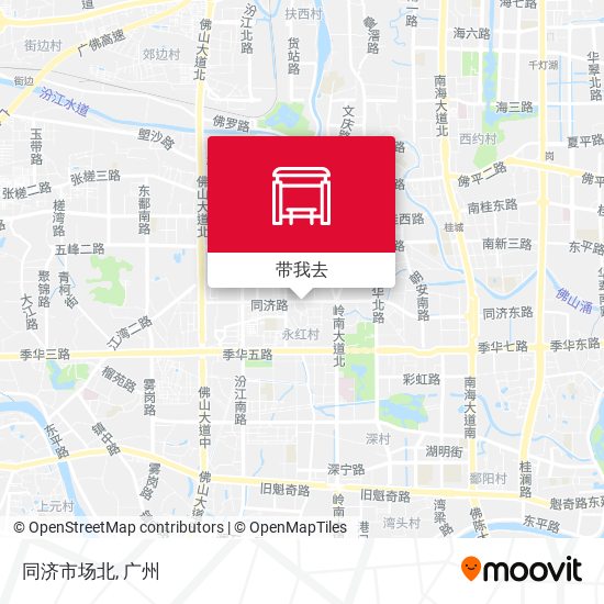 同济市场北地图