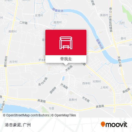 港杏豪庭地图