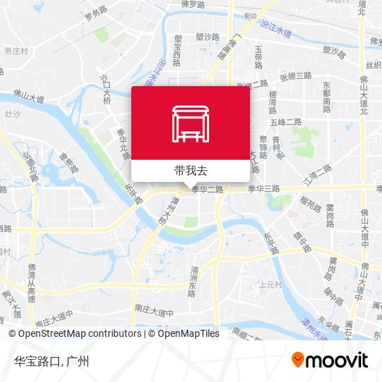 华宝路口地图