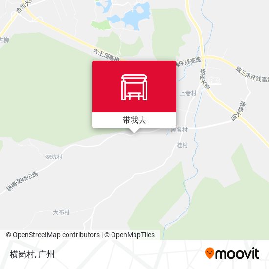 横岗村地图