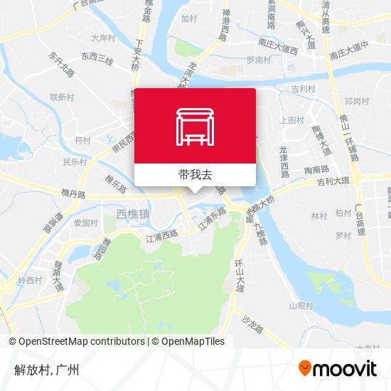解放村地图
