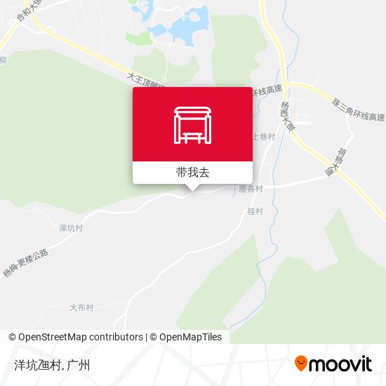 洋坑乪村地图