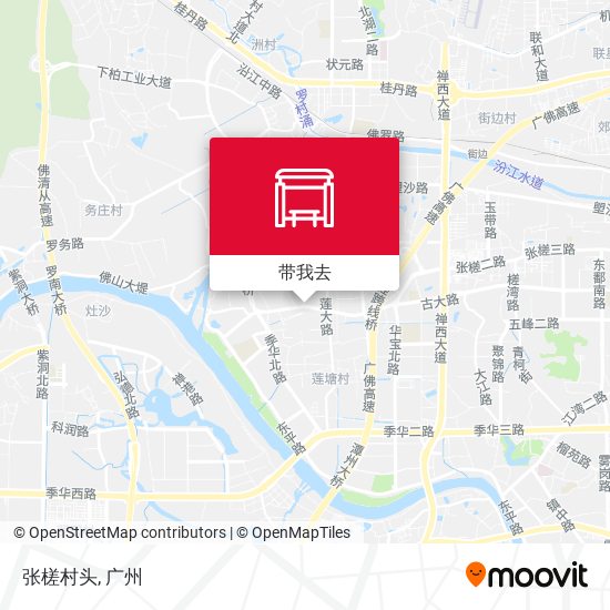 张槎村头地图