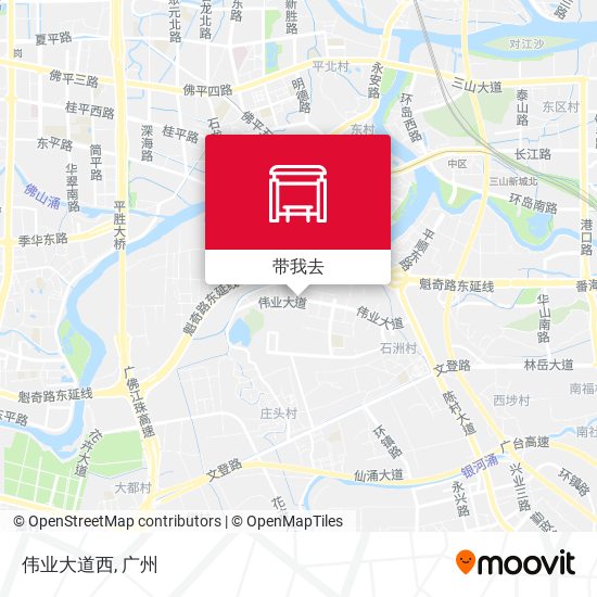 伟业大道西地图