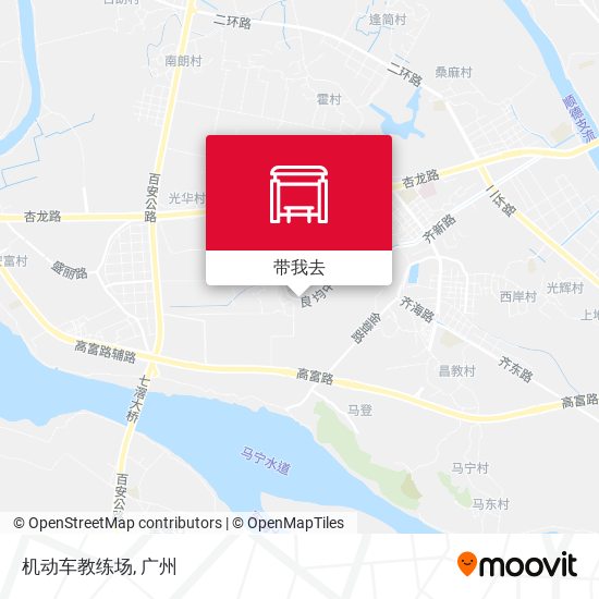 机动车教练场地图