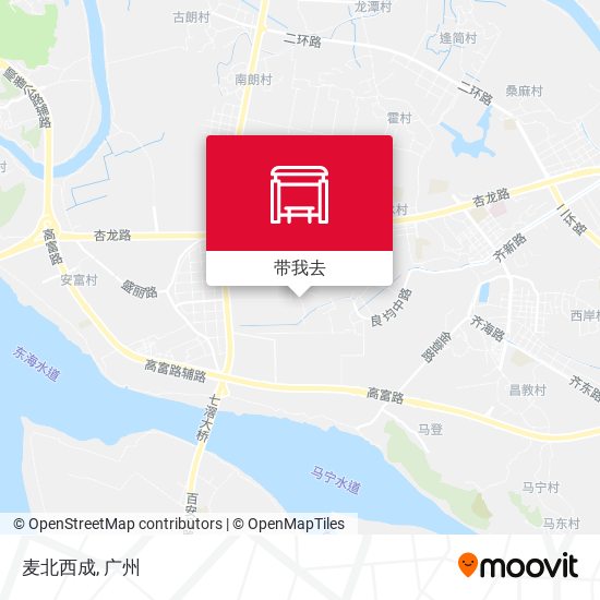 麦北西成地图