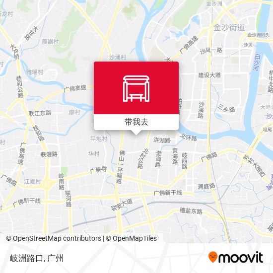 岐洲路口地图
