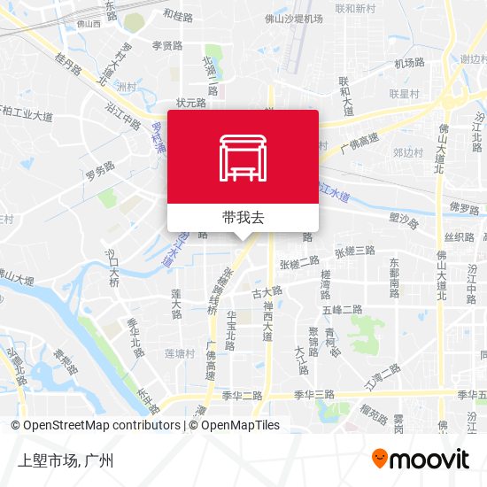 上塱市场地图