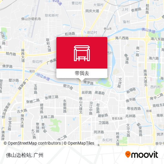佛山边检站地图
