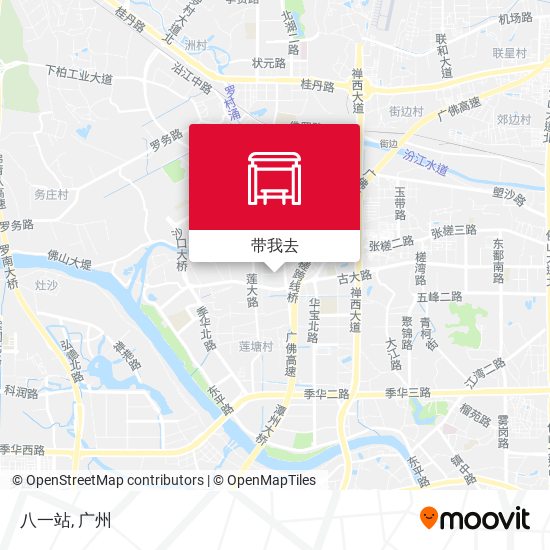 八一站地图