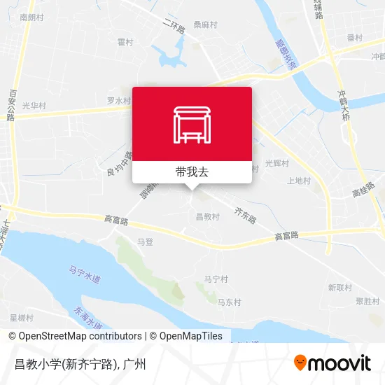 昌教小学(新齐宁路)地图