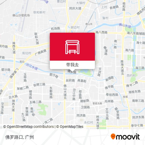 佛罗路口地图