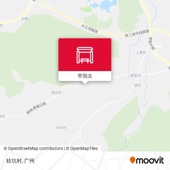 枝坑村地图