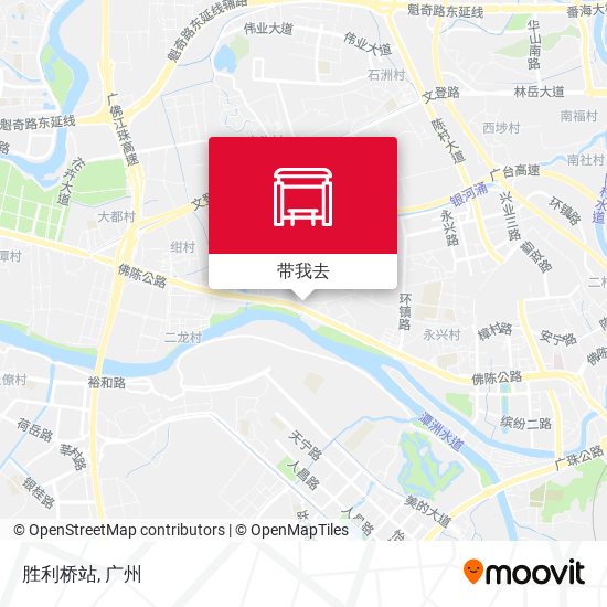 胜利桥站地图