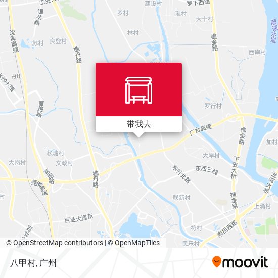 八甲村地图