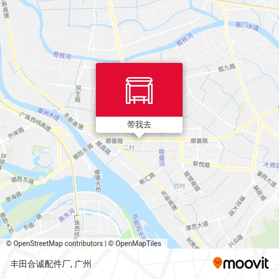 丰田合诚配件厂地图