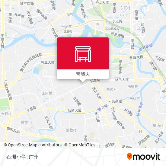 石洲小学地图