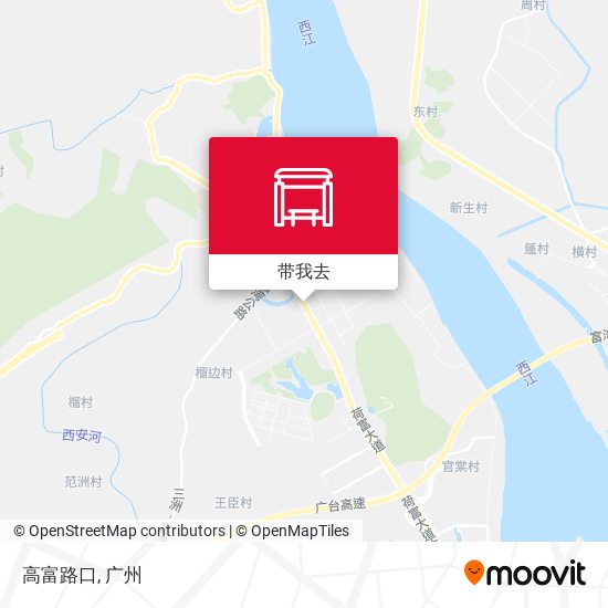 高富路口地图