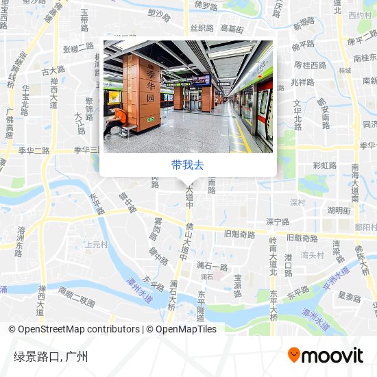 绿景路口地图