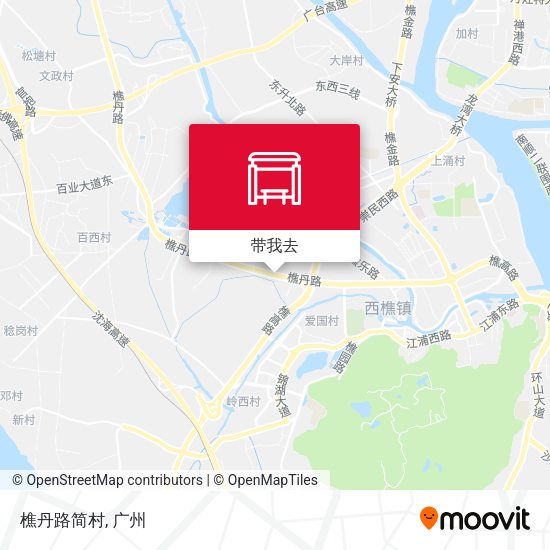 樵丹路简村地图