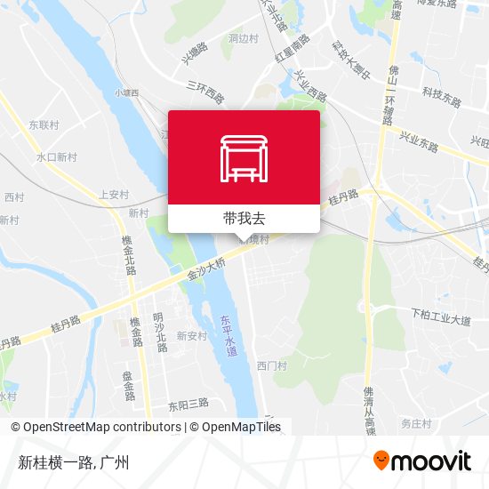 新桂横一路地图