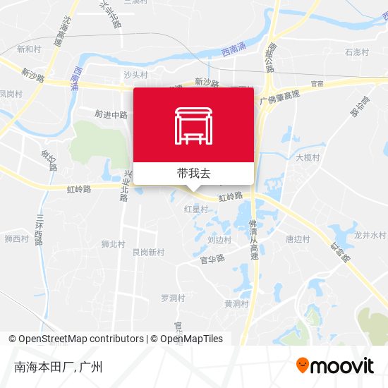 南海本田厂地图