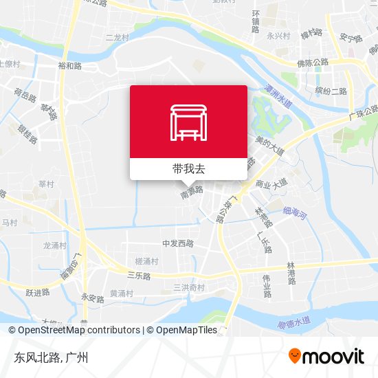 东风北路地图