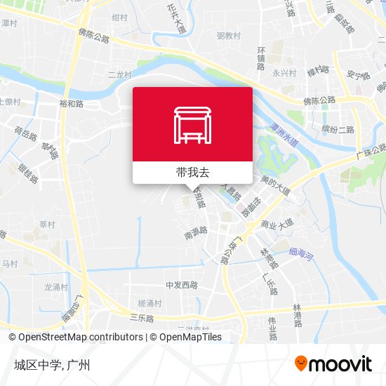 城区中学地图