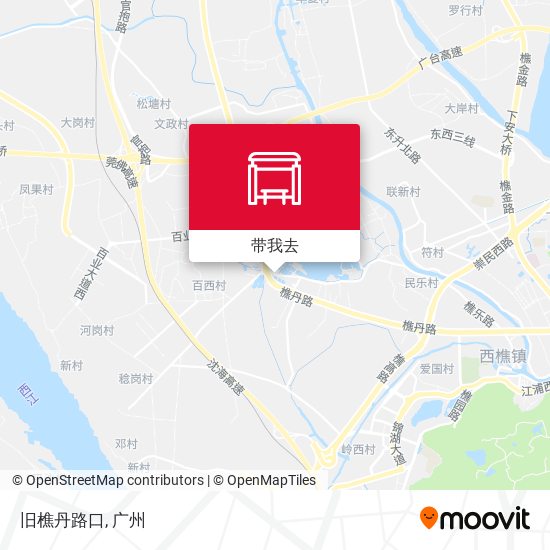 旧樵丹路口地图
