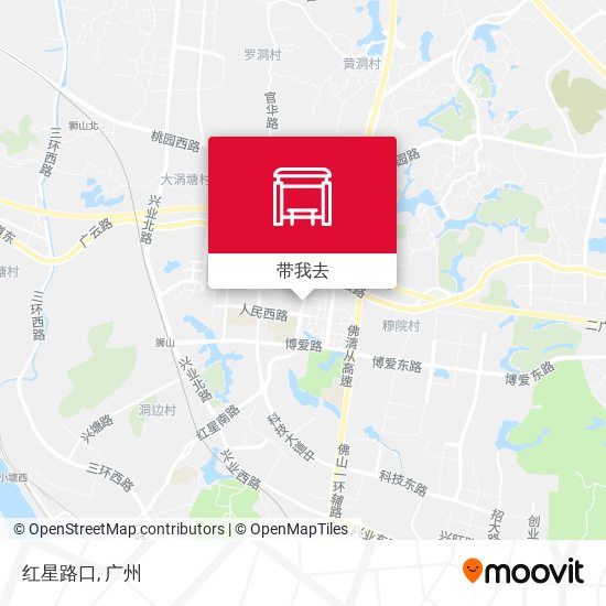 红星路口地图