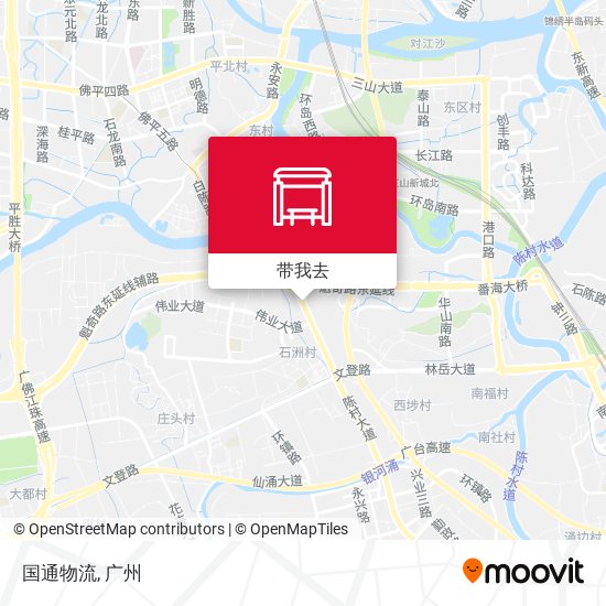 国通物流地图