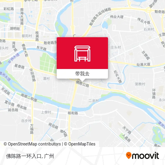 佛陈路一环入口地图