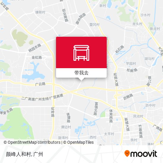 颜峰人和村地图