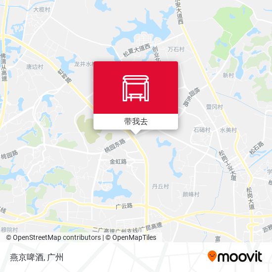 燕京啤酒地图