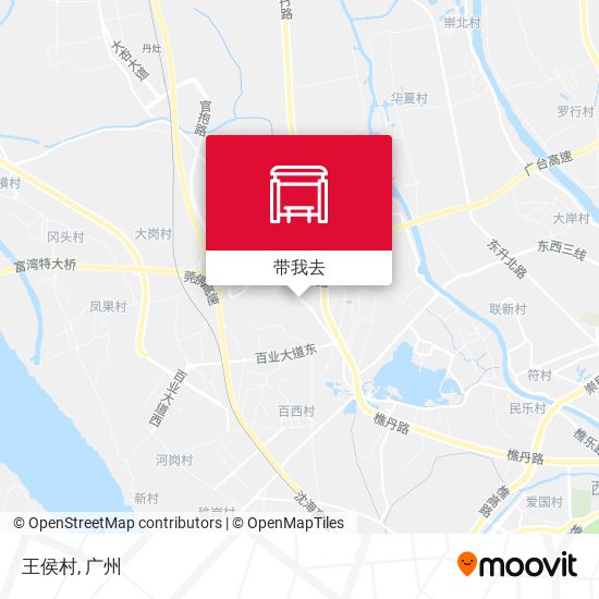 王侯村地图
