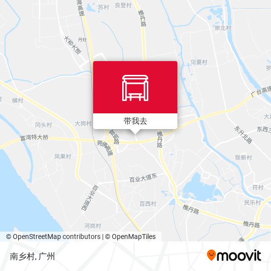 南乡村地图