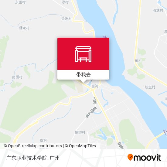 广东职业技术学院地图