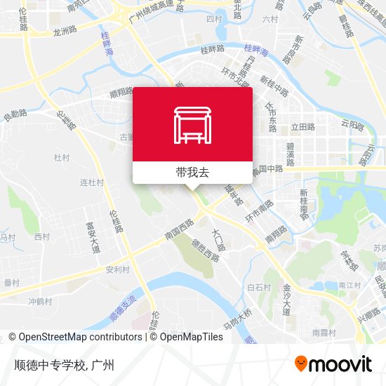 顺德中专学校地图