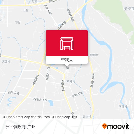 乐平镇政府地图