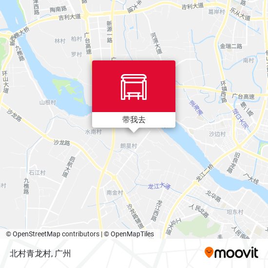 北村青龙村地图