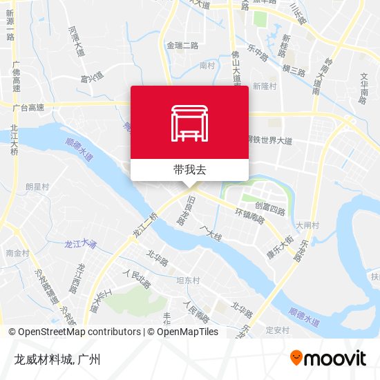 龙威材料城地图