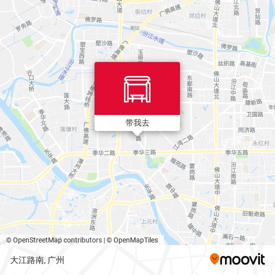 大江路南地图