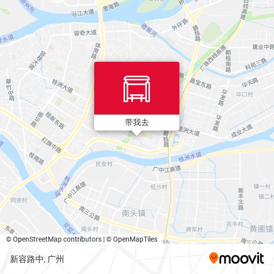 新容路中地图
