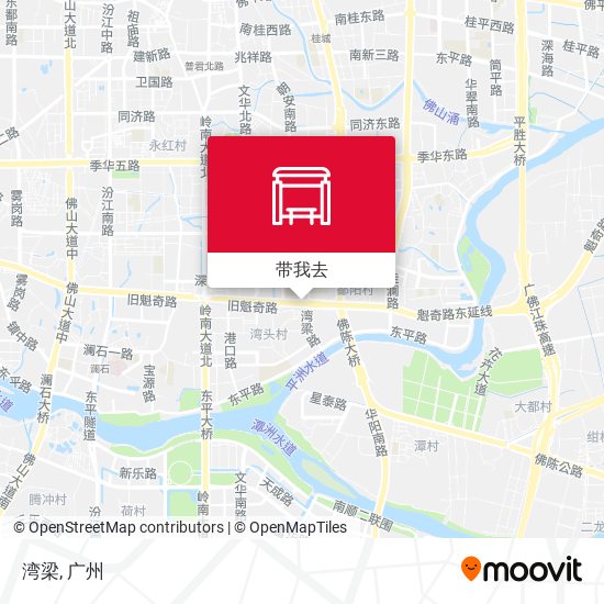 湾梁地图