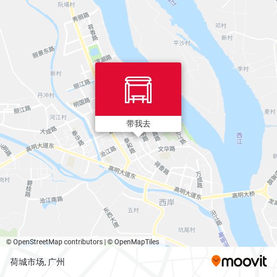 荷城市场地图