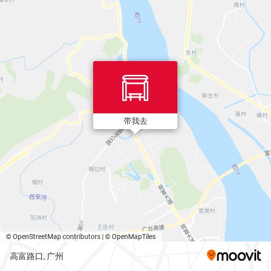 高富路口地图